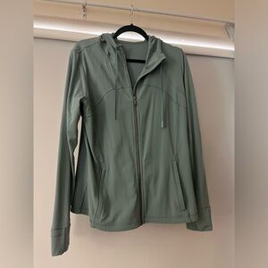 Lululemon Define Hooded Nulu Jacket Size 16 Tidewater Teal